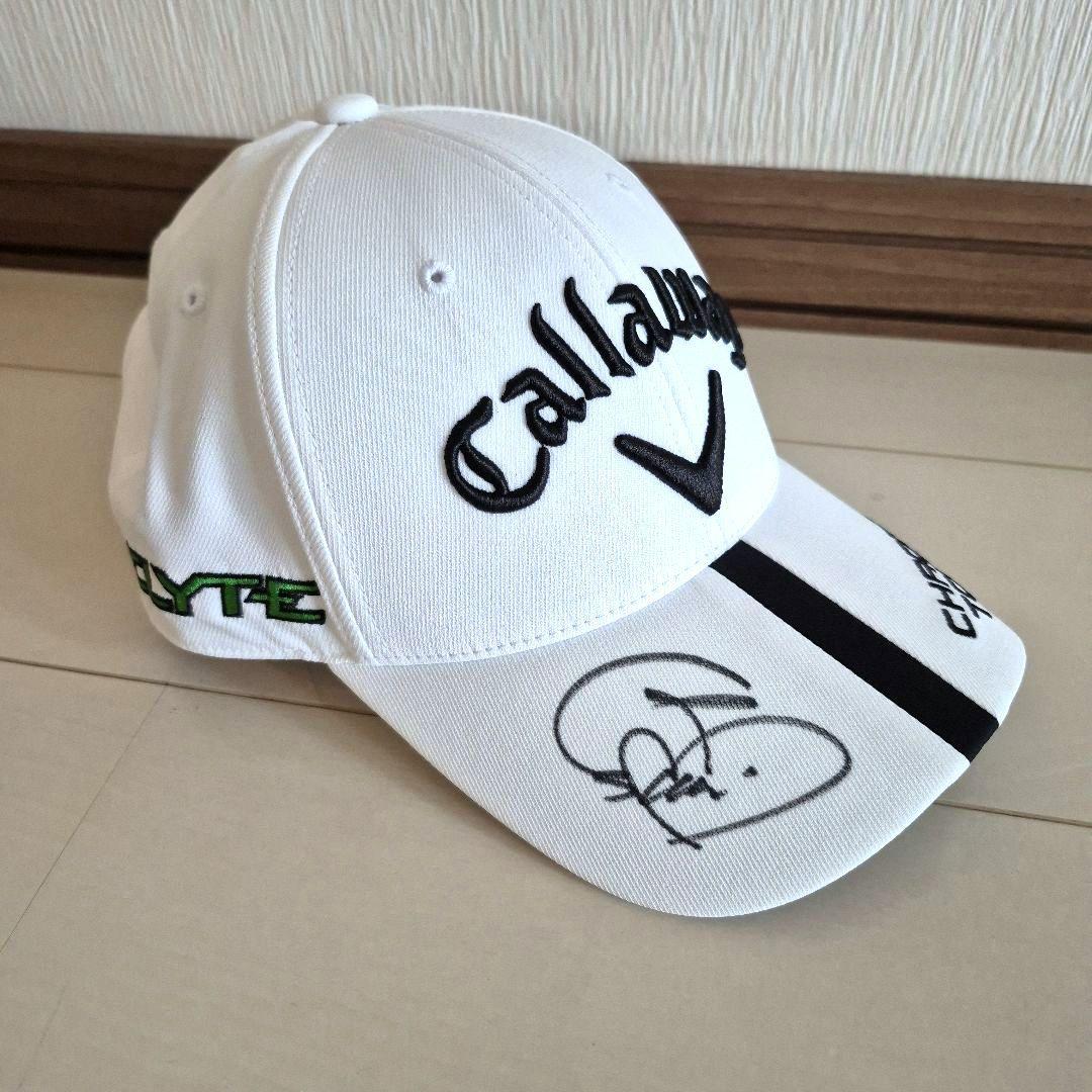 未使用☆Callaway☆Chrome Tourキャップ☆河本結サイン入り