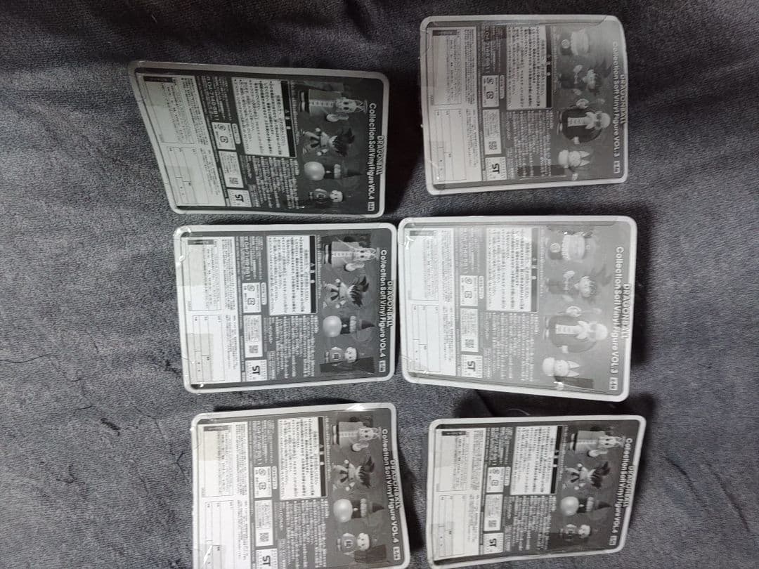 ドラゴンボール ソフトビニールフィギュア VOL4全四体とVOL3二体のセット