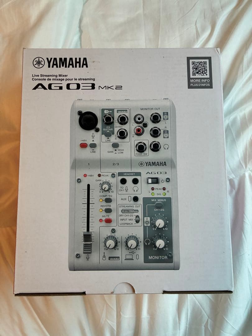 YAMAHA AG03 MK2 《オーディオケーブル付き》