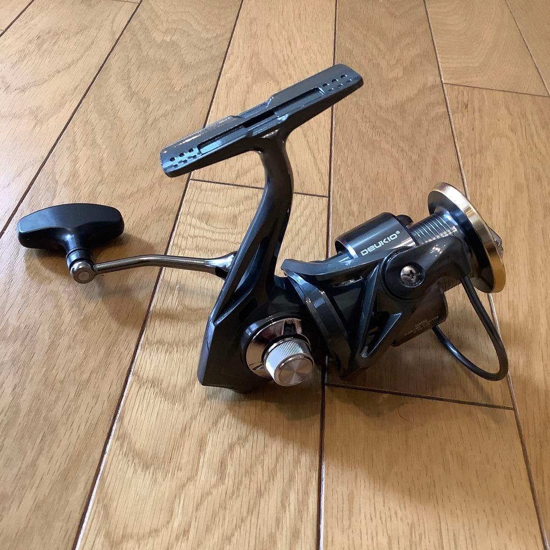 遠投ショアジギ　5ピース2.4mスピニングロッド&スピニングリール5000番