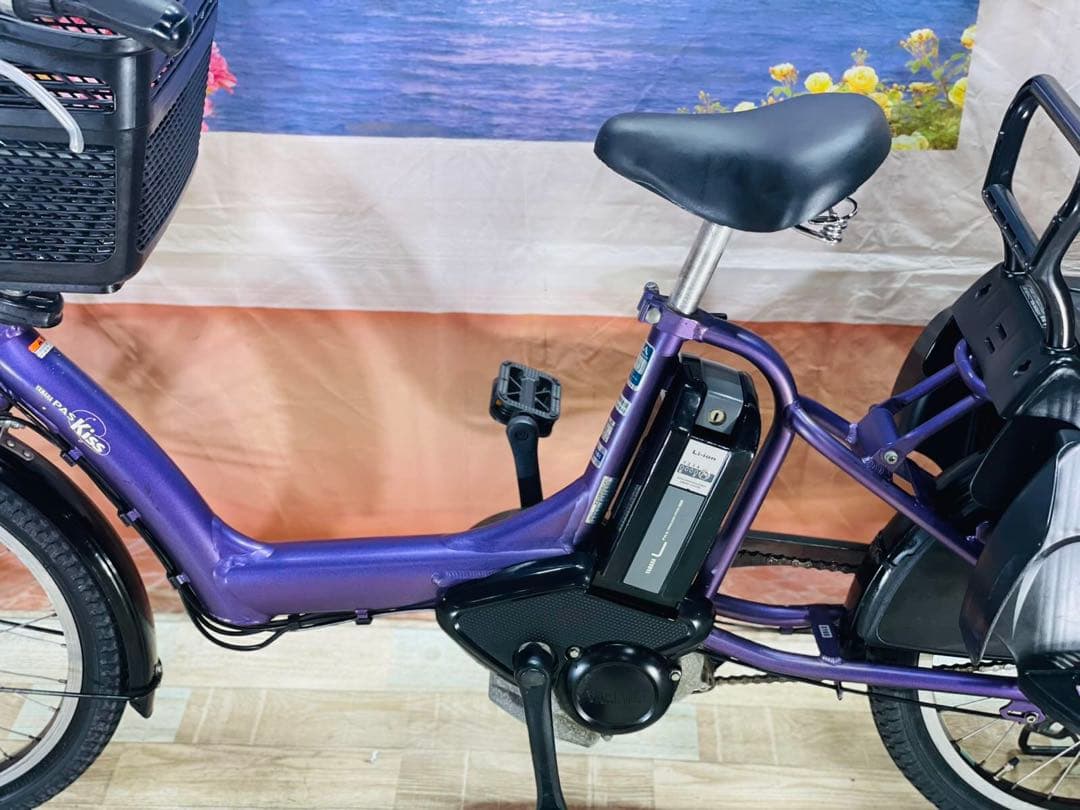 ヤマハパスキス⭐️人気モデル！子供乗せ電動アシスト自転車Y3165