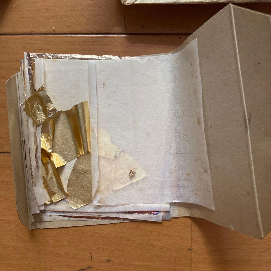 純金泥　9袋　上色金消扮3袋　金箔全部　全部でお願い