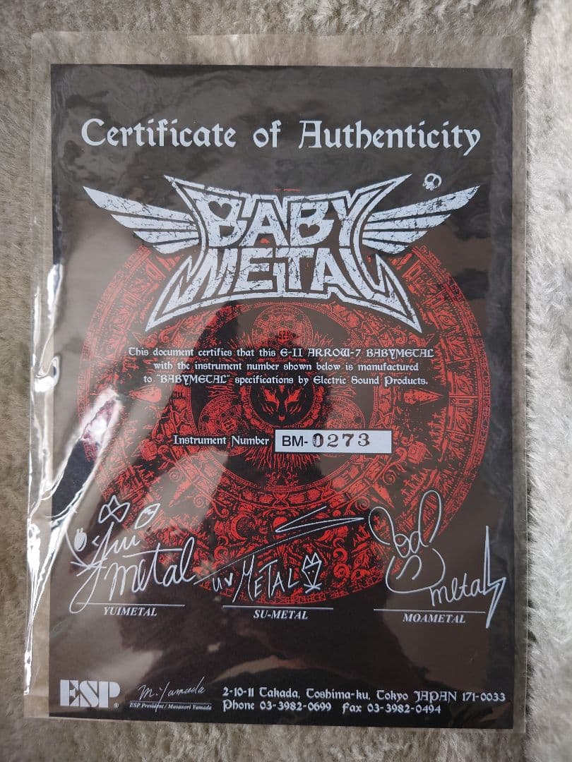 E-II ARROW-7 BABYL 専用ハードケース付属