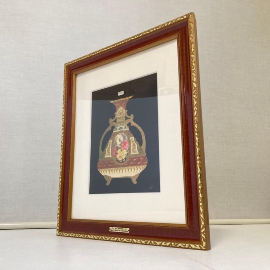 オールド ノリタケ 画帖 複製原画 限定品 シルクスクリーン 額装 レトロ