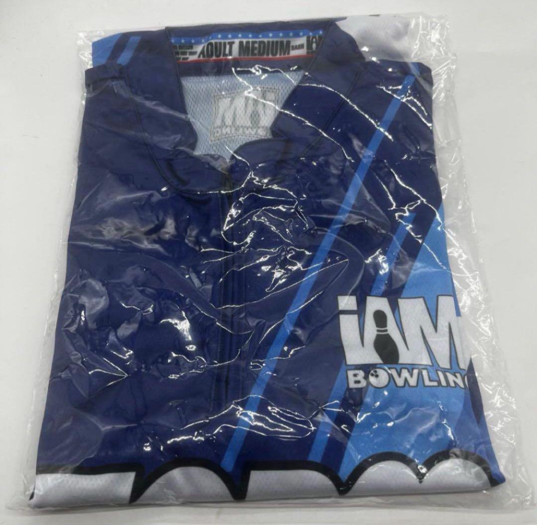 【米国輸入品】ストーム ボウリングウェア ブルーストライプ( L サイズ相当)