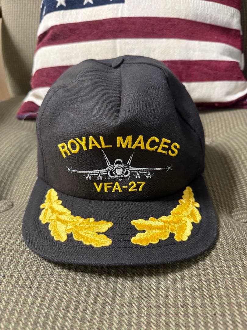  MACES VFA-27 キャップ　USA製