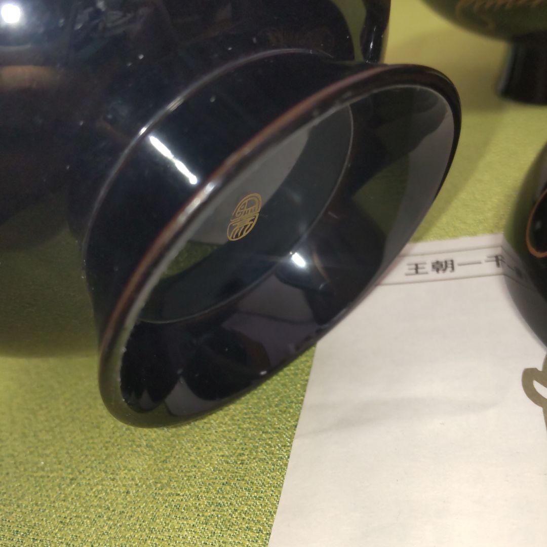 象彦 平安 蓋付 椀 5客 天然木 吸物椀 うるし 漆塗り 木箱付 伝統工芸