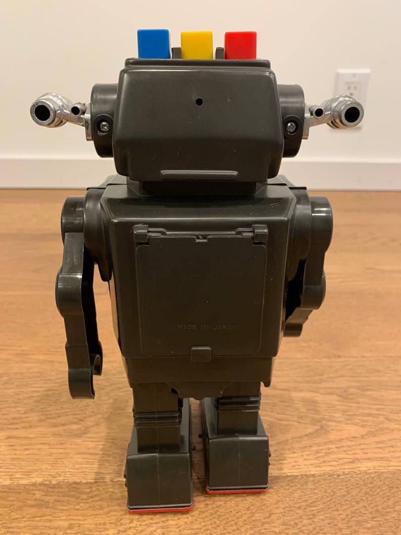 昭和レトロ 堀川玩具 コスミックファイター ブリキ ロボット 箱付 ジャンク