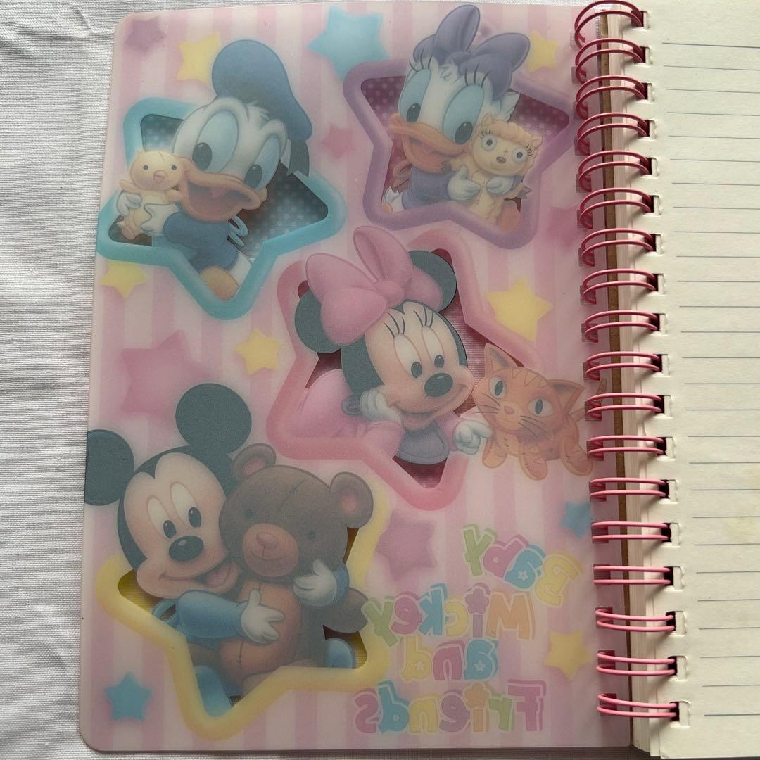 レア❤️ディズニー ノート ベビー　ミッキー　ミニー　フレンズ　リングノート