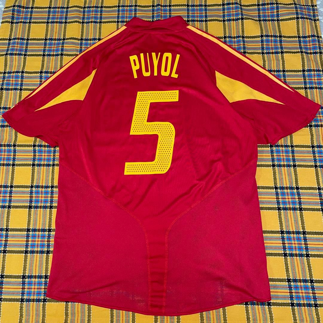 adidas スペイン代表　プジョル　ユニホーム　2XOサイズ