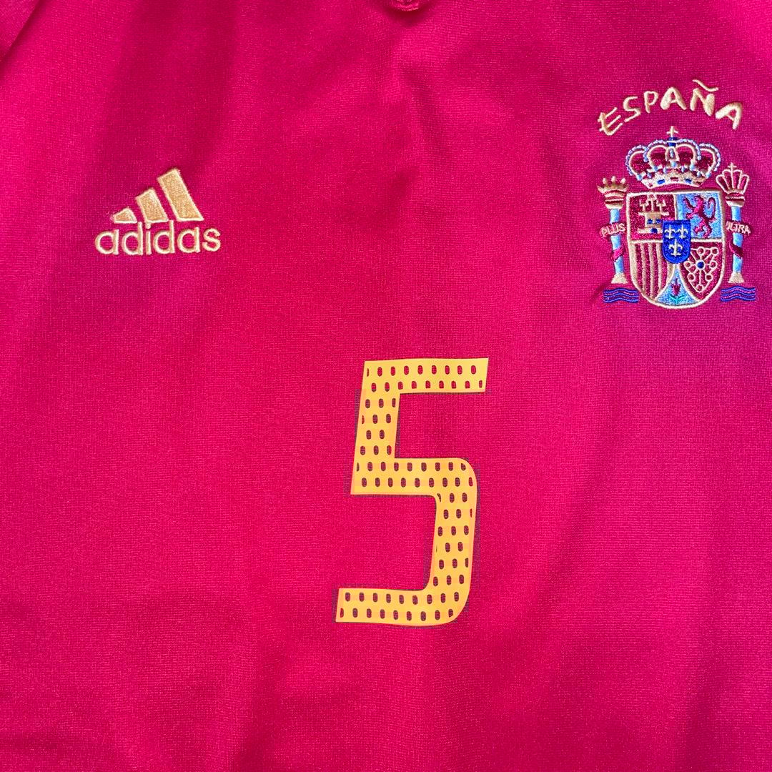 adidas スペイン代表　プジョル　ユニホーム　2XOサイズ