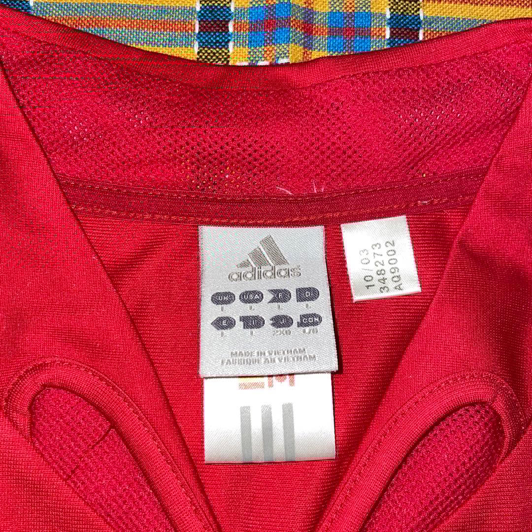 adidas スペイン代表　プジョル　ユニホーム　2XOサイズ