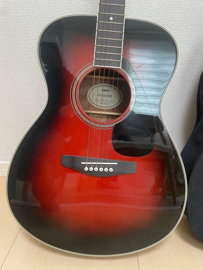 YAMAHA アコースティックギター FS-423 RED ギターケース付き
