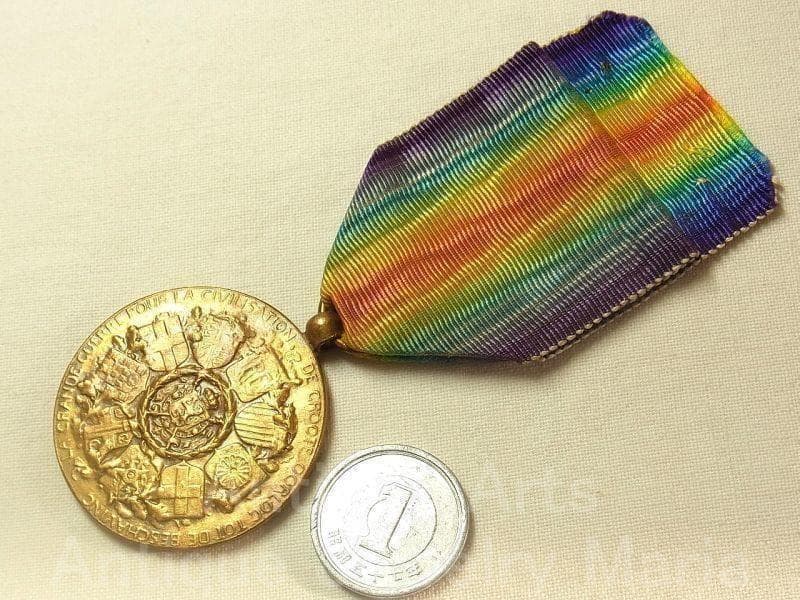 《m6464》ベルギー ヴィンテージ 勝利の女神 ブロンズメダル １９４０年代末