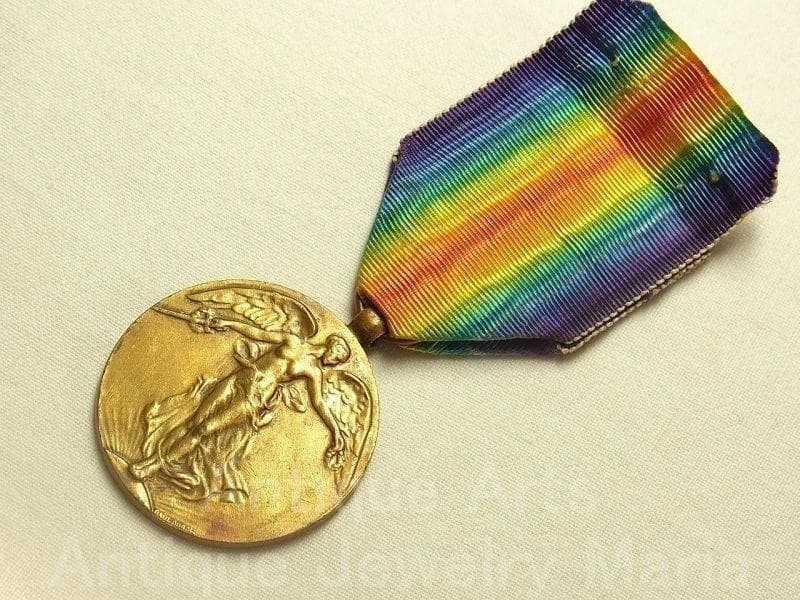 《m6464》ベルギー ヴィンテージ 勝利の女神 ブロンズメダル １９４０年代末