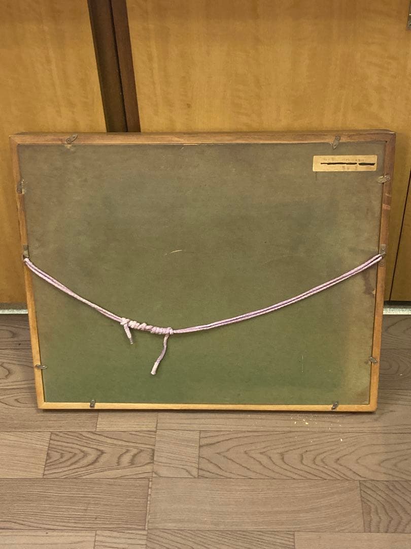 島谷晃 肉筆 アクリル画「The shadow of my self」1979年