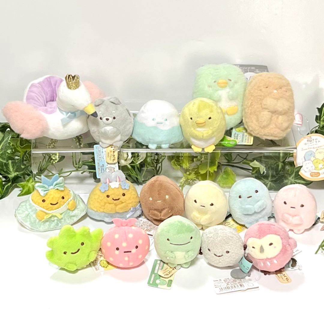 すみっコぐらし シーンぬいぐるみ／すやすやほにゃぐるみ／てのりぬいぐるみ他18点