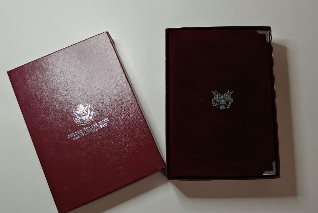 1988年アメリカプルーフ貨幣セット。