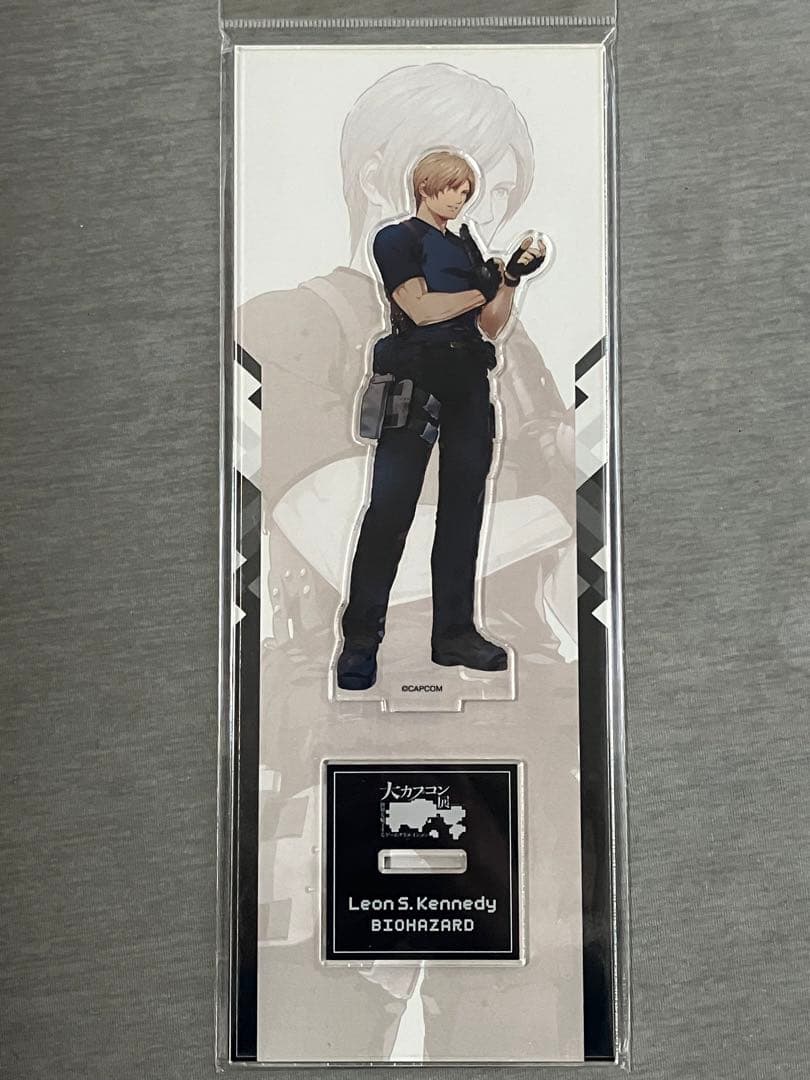 【大カプコン展】バイオハザード　レオン　セット　アクスタ　キューピー　他