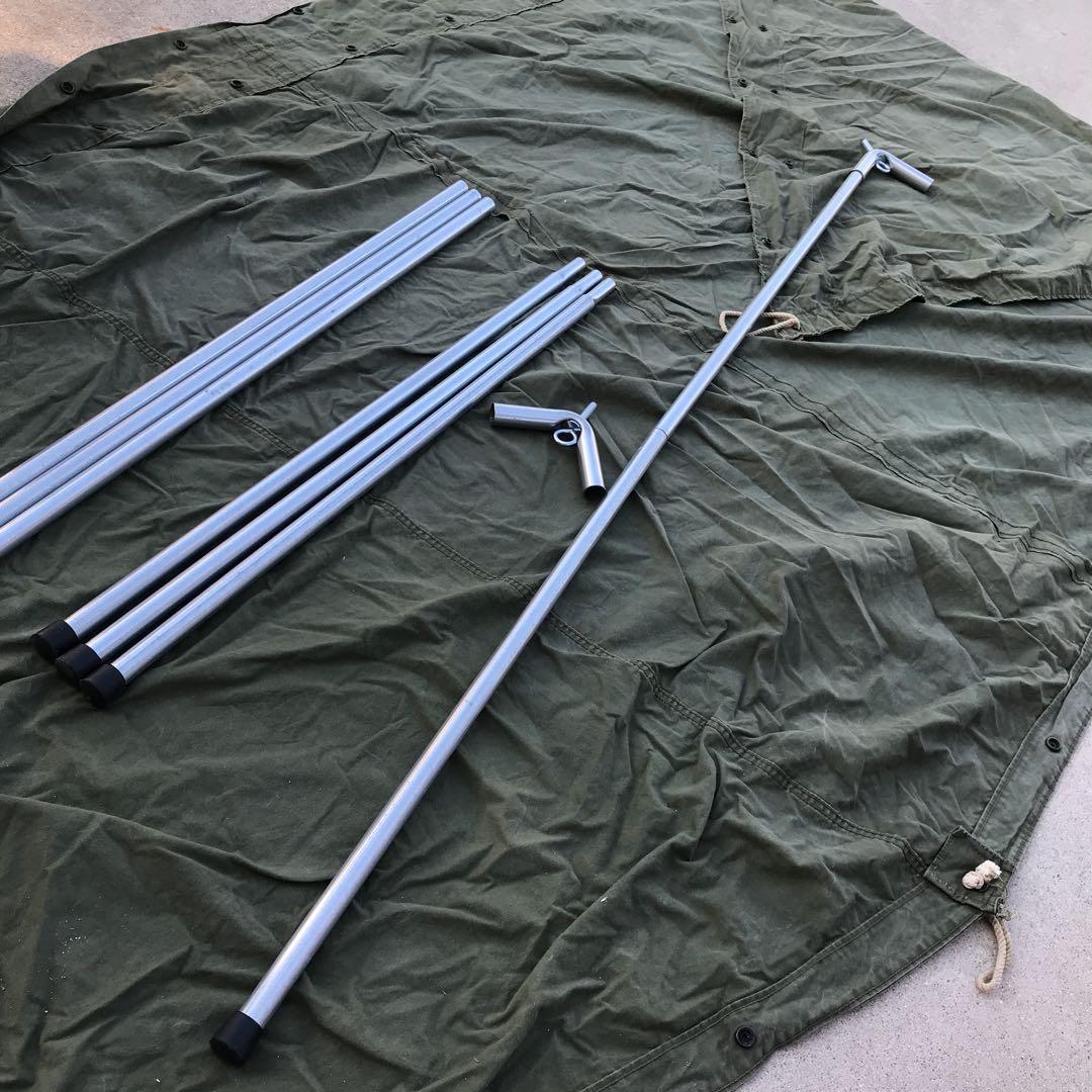 取説付《フォックスベースevo仕様》二股フレーム＋棟ポールキット　らくらく設営