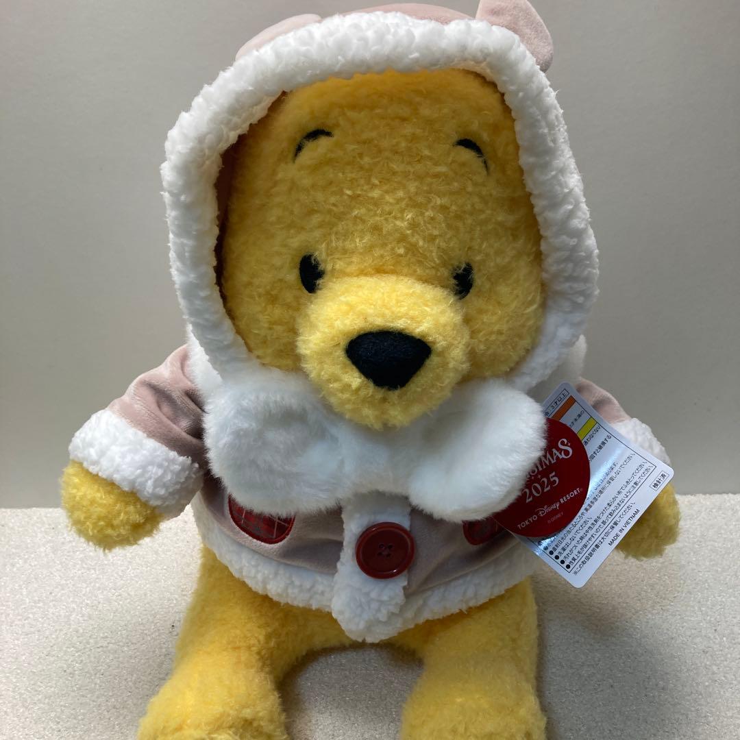 ディズニー クリスマス プーさん　ぬいぐるみ 2025