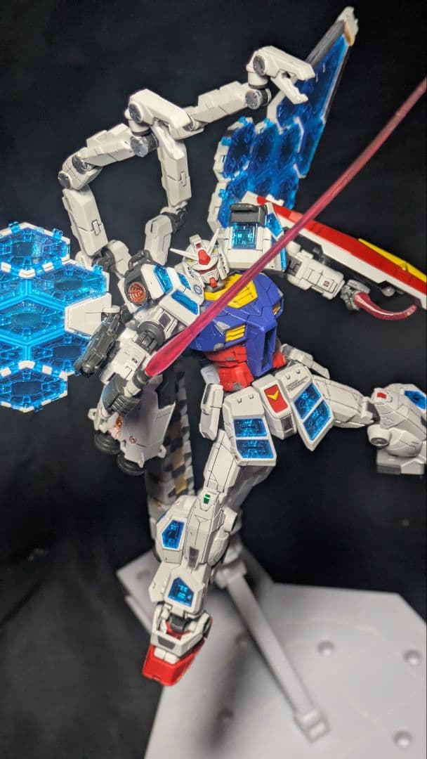 万博ガンダム 塗装済 ガンダム ガンプラ グラスフェザー rx-78-2 高达