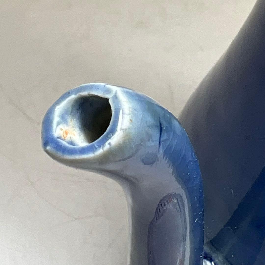 中国明時代　景徳鎮民窯　瑠璃釉水注　高さ18.5㎝トトコサ東な8-0121☆2F