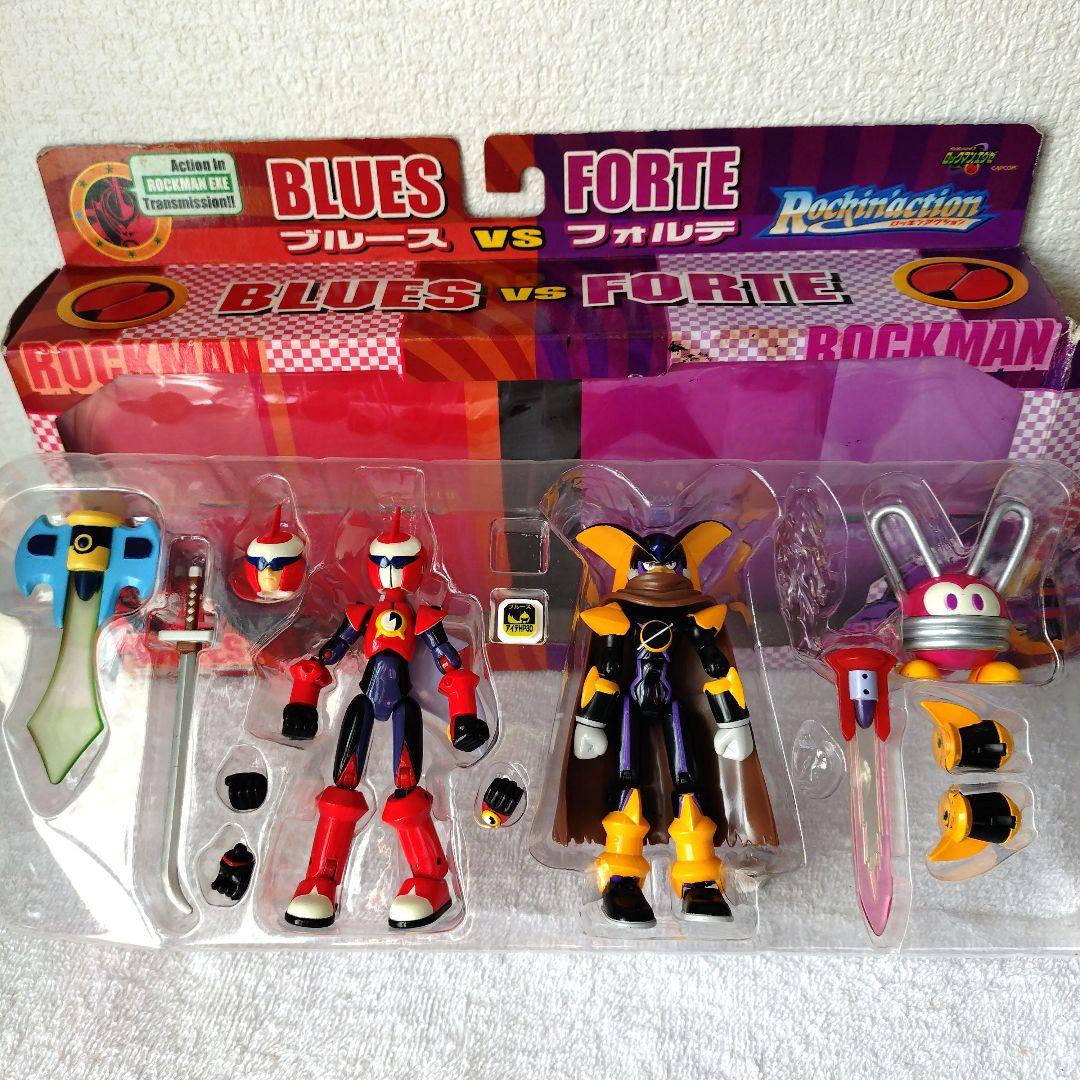 ロックマン ブルースvsフォルテロッキンアクションフィギュアセット[ジャンク]