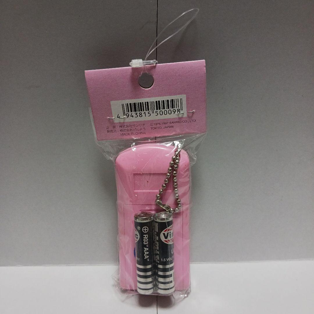 キティ スライドライトキーホルダー ピンク サンリオレトロ ヴィンテージ1997