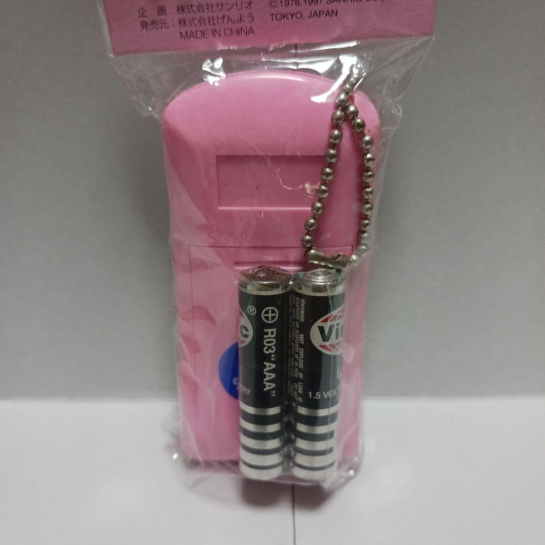 キティ スライドライトキーホルダー ピンク サンリオレトロ ヴィンテージ1997