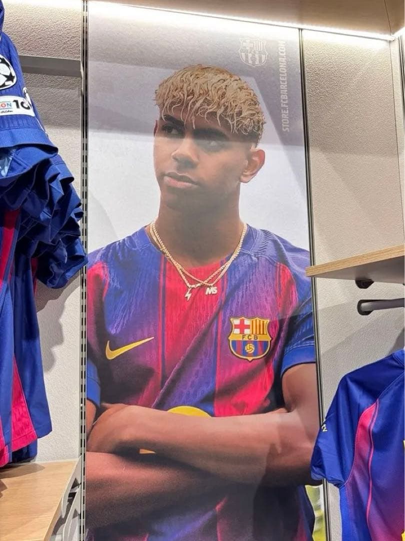 【バルセロナ現地購入】ラミンヤマル オーセンティックユニフォーム 正規品