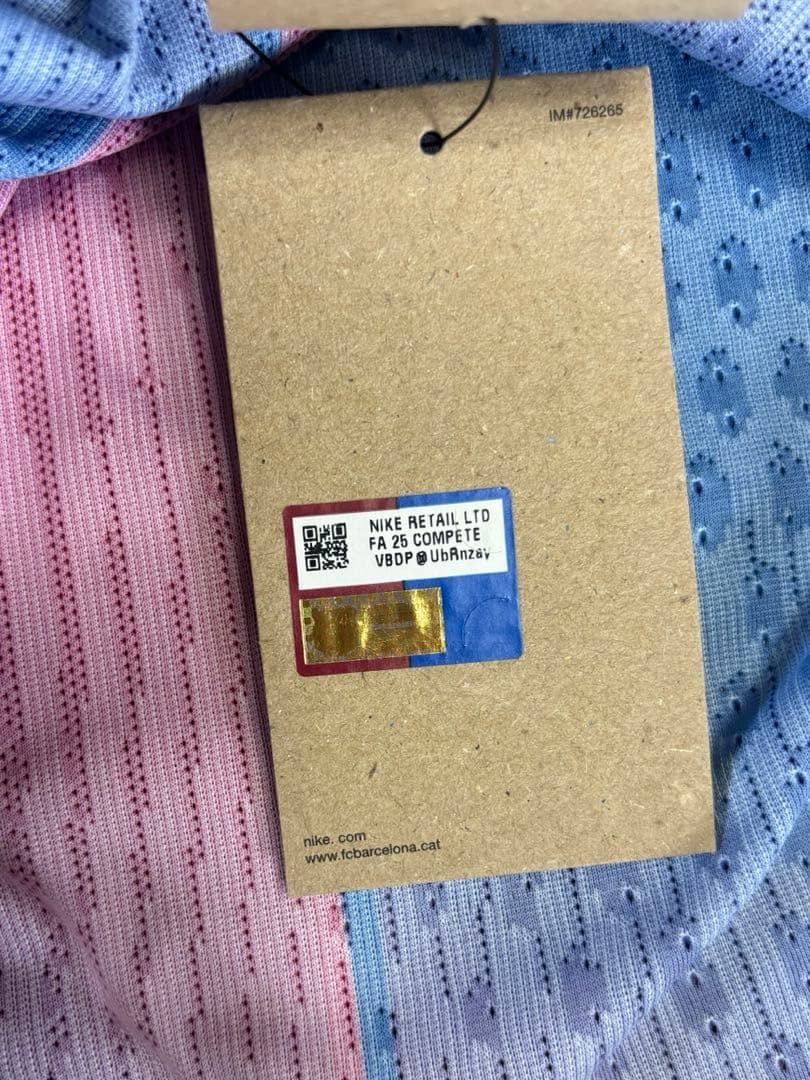 【バルセロナ現地購入】ラミンヤマル オーセンティックユニフォーム 正規品