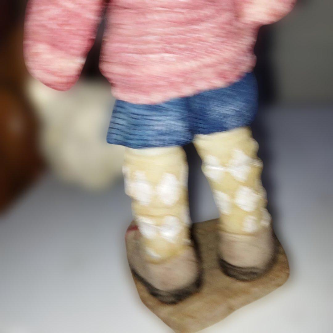 陶器製少女像 アンティーク風