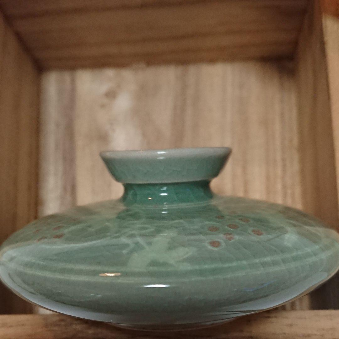 青磁水差し、韓国人間国宝作品