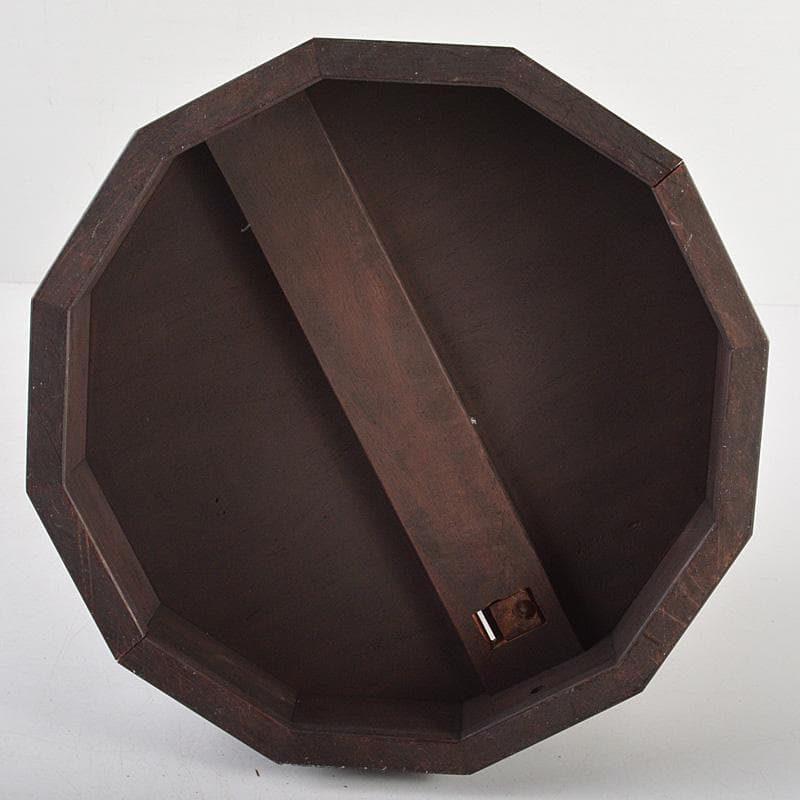 仏教美術　銅塗金　銀滴装飾　水晶観音像　仏像　置物　唐木台付　D　R6075C