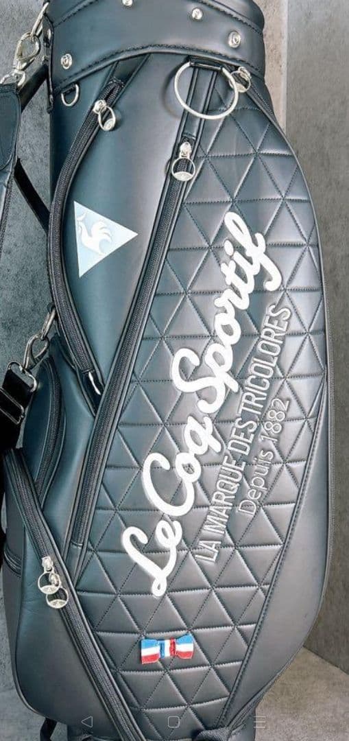 Le Coq Sportif ゴルフバッグ ブラック