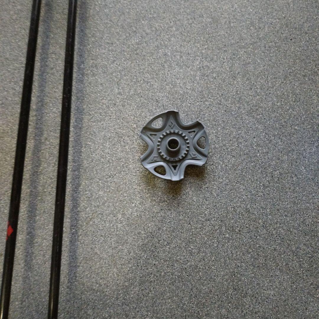  スキー ストック 伸縮式 カーボン