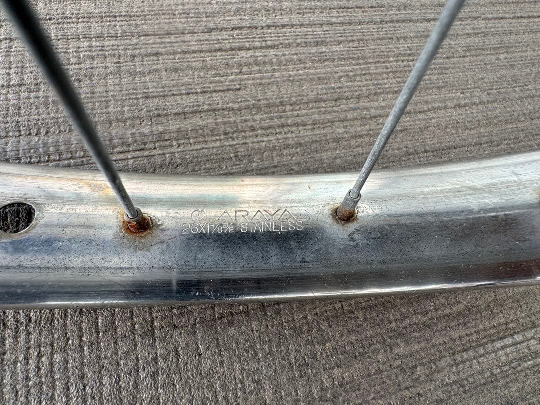 ARAYA 26 13/8 E/E 実用車　BFタイヤ用　ホーイル