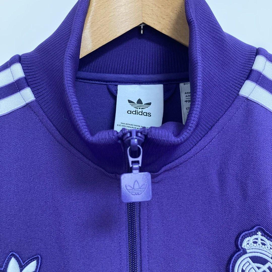 新品未使用タグ付き人気カラーadidas×RealマドリードトラックジャケットL