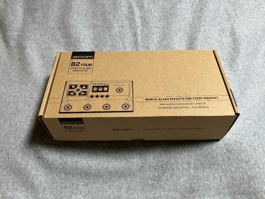 ZOOM B2 Four ベース用マルチエフェクター　価格交渉大歓迎