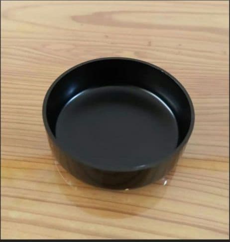 茶道具　棗　なつめ　真塗　茶道　　茶筒　紅葉　黒