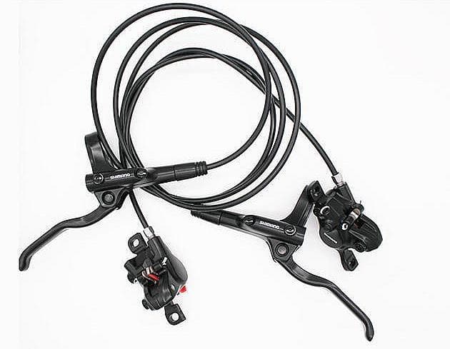 シマノMT200油圧ブレーキ+SRAM160mmローター２枚