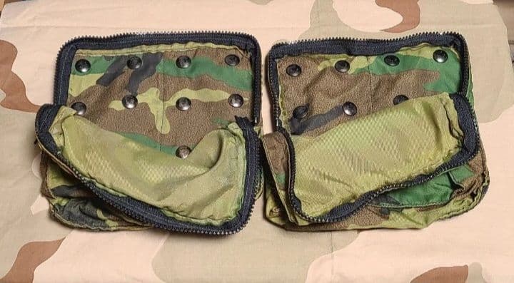 激レア ポイントブランクAVSポーチ ２個セット ウッドランド迷彩 実物