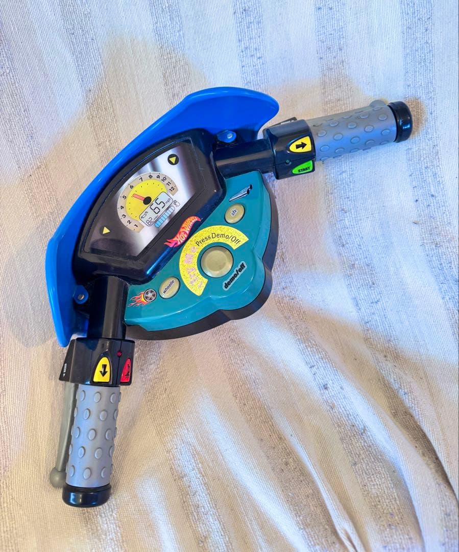 レア★Hot Wheels★ホットウィール●バイクハンドル型トイ