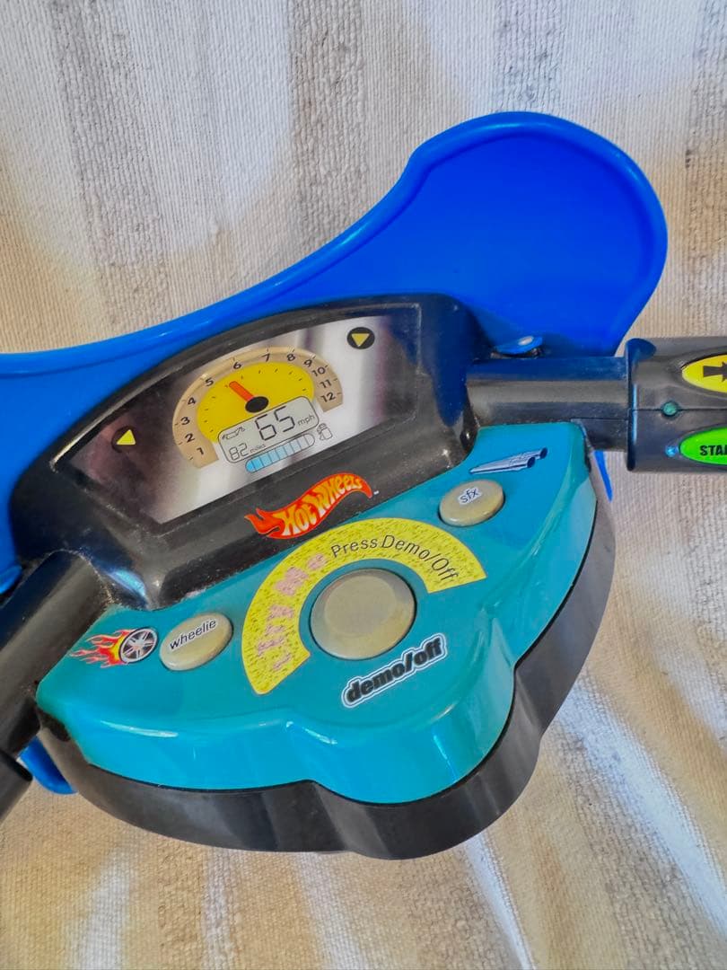 レア★Hot Wheels★ホットウィール●バイクハンドル型トイ