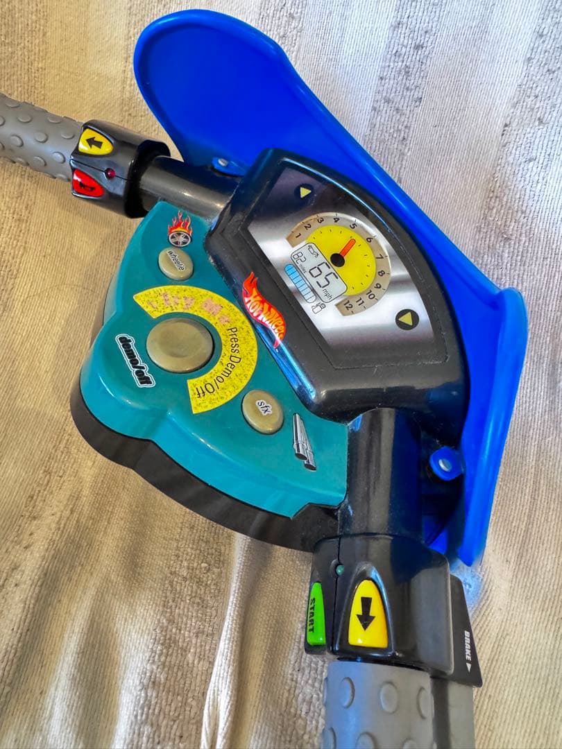 レア★Hot Wheels★ホットウィール●バイクハンドル型トイ