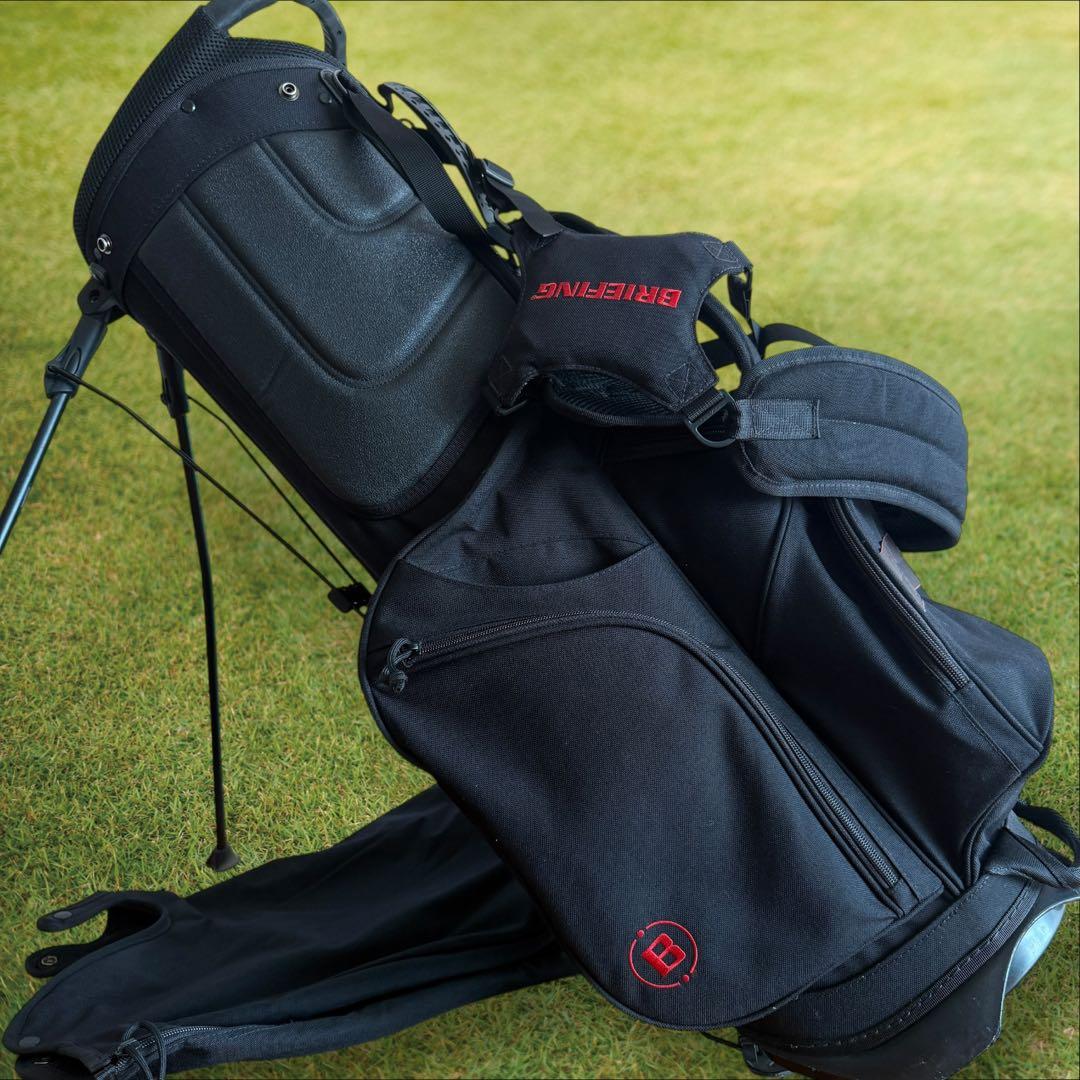 ブリーフィング　キャディバッグ　CR-4 黒　ショルダー　スタンド式　軽量