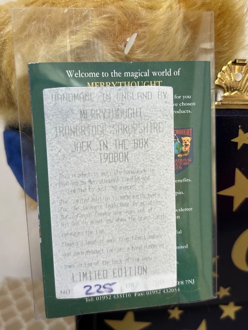 メリーソート限定品　チーキー　Jack In The Boxびっくり箱