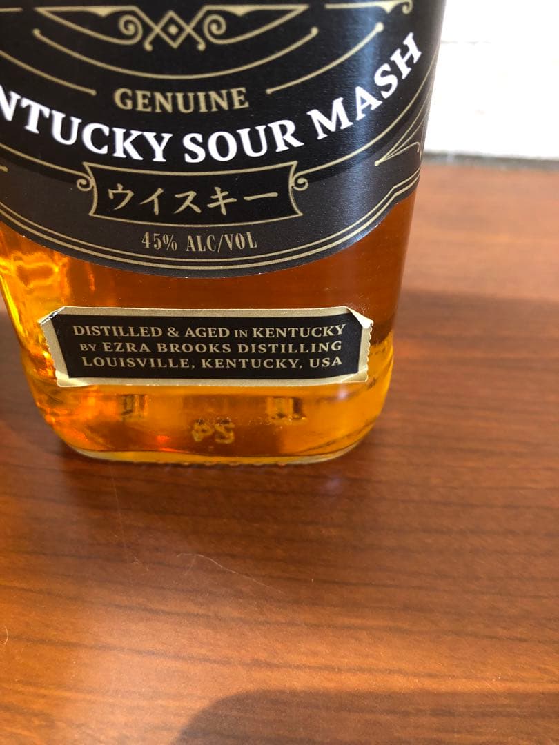 未開封！EZRA BROOKS バーボンウイスキー 750ml2本セット