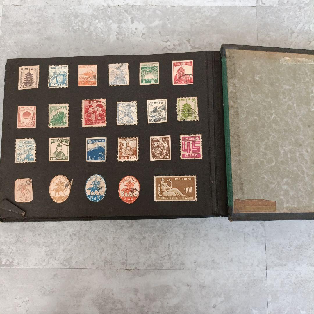 切手収集アルバム　アンティーク　ヴィンテージ　骨董　第日本帝国